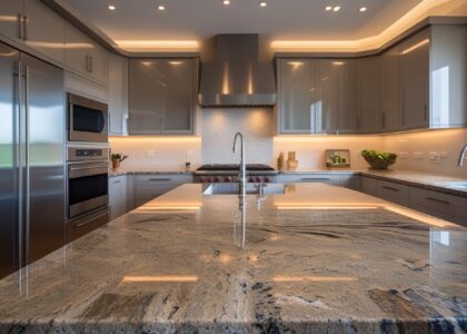 Kitchen Renovation with Granite Countertops in Milton Keynes, London